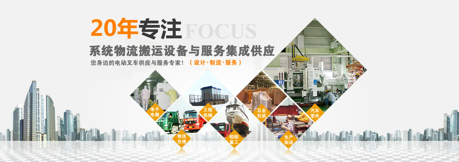 20余年非標制叉車制造經驗